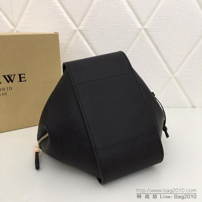 LOEWE羅意威 最新爆款 羅家Hammock系列 荔枝皮拼色 百搭款 小牛皮手提肩背包 0164  jdl1097